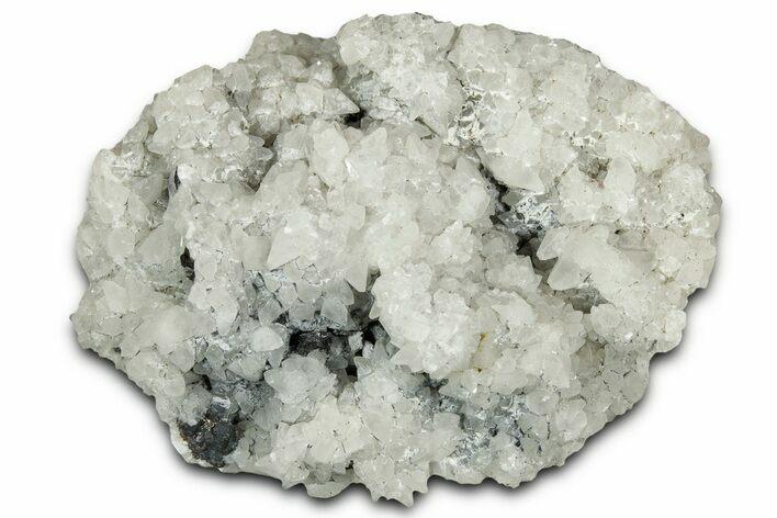 Calcite Crystal Cluster with Pyrite - Mexico #330536